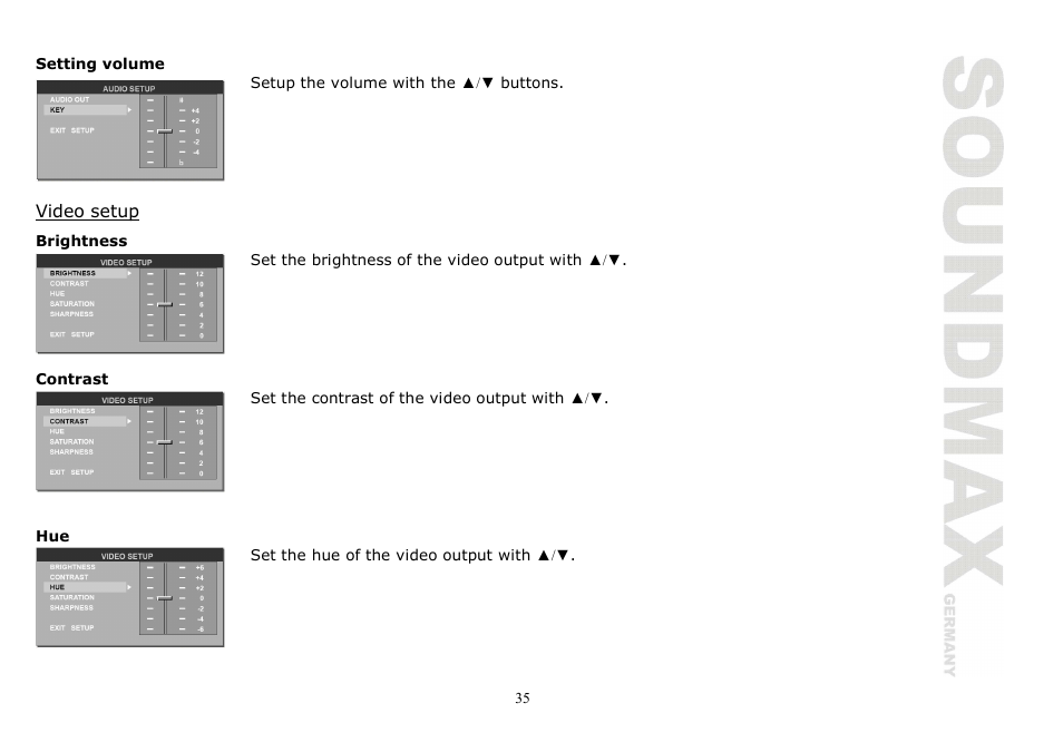 SoundMax SM-CMD2020 User Manual | Page 35 / 81