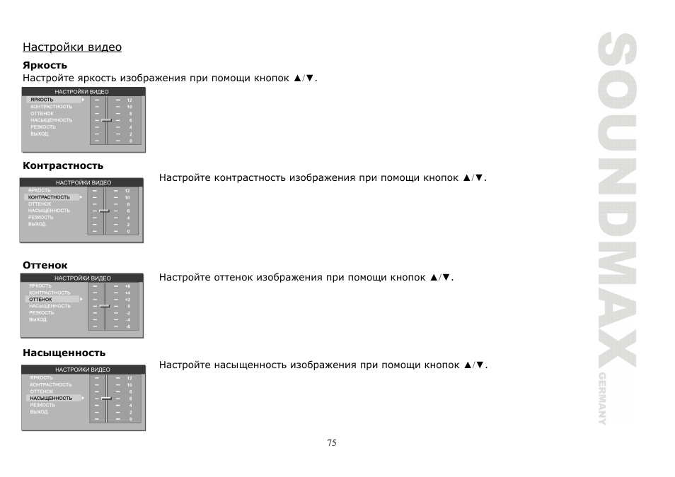 SoundMax SM-CMD2020 User Manual | Page 75 / 81