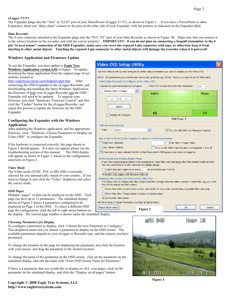 Eagle Tree Text OSD User Manual | Page 2 / 5