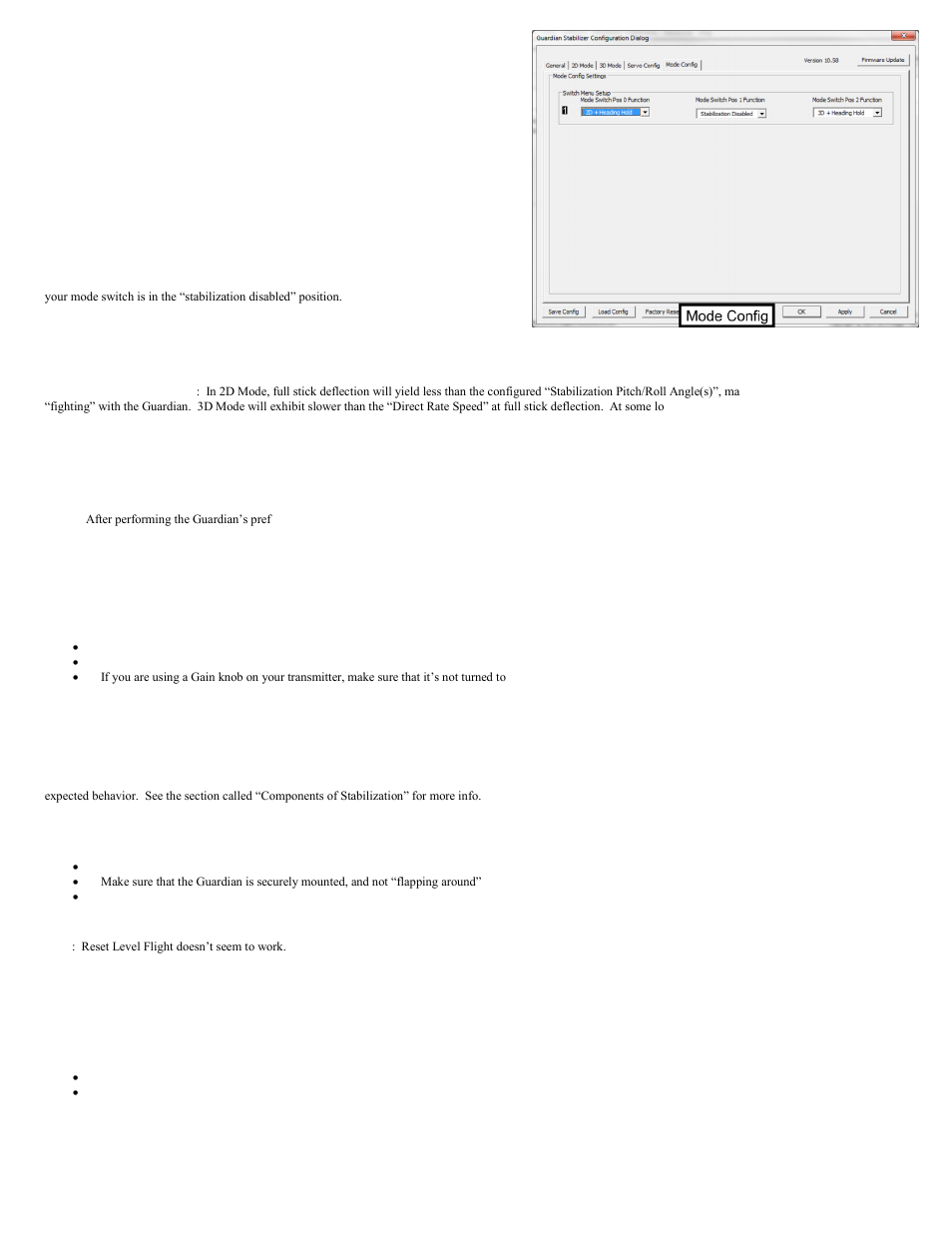 Troubleshooting / f.a.q. 13, Troubleshooting / f.a.q | Eagle Tree Guardian 2D/3D Stabilizer User Manual | Page 13 / 14