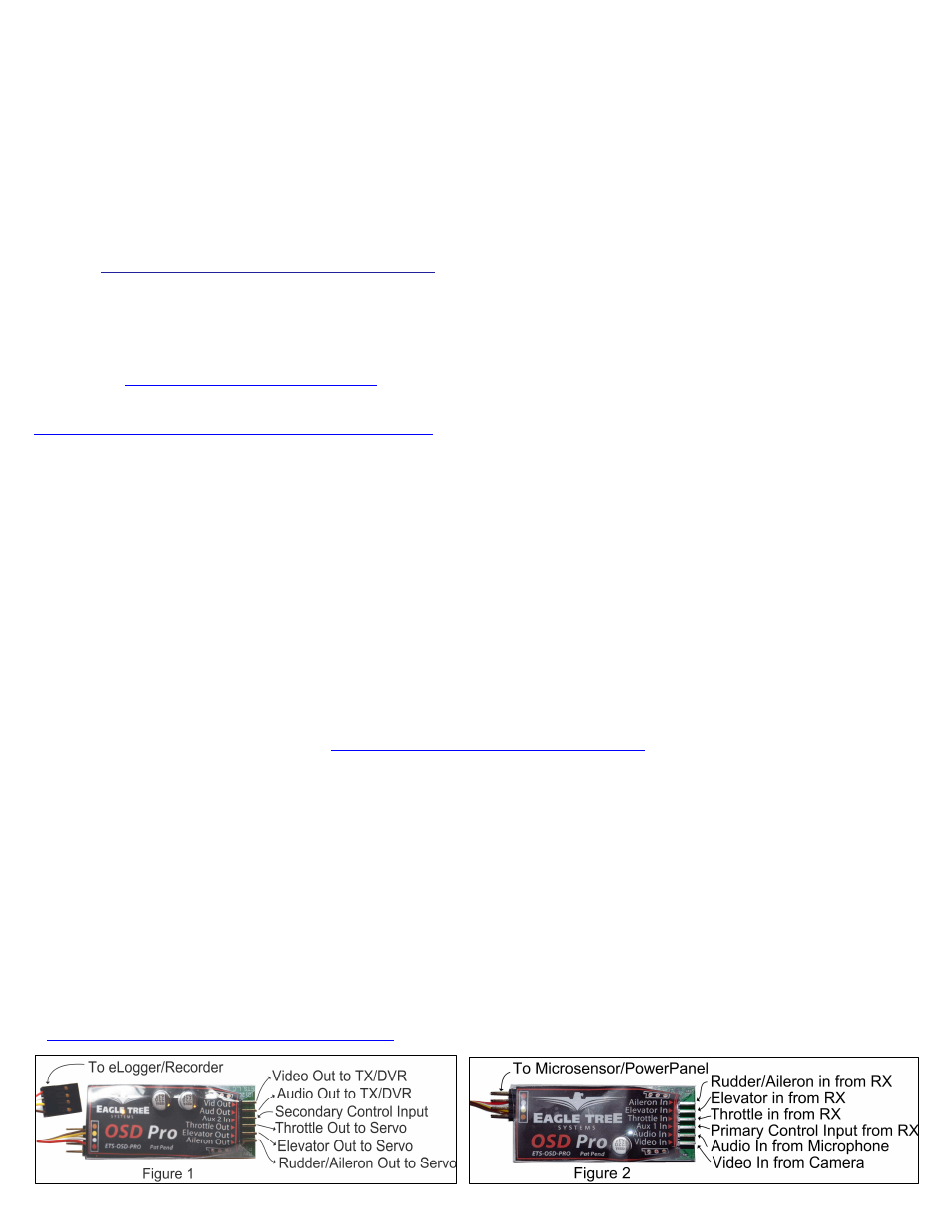 Tips for using your osd pro, Connecting your osd pro hardware | Eagle Tree OSD Pro User Manual | Page 5 / 30