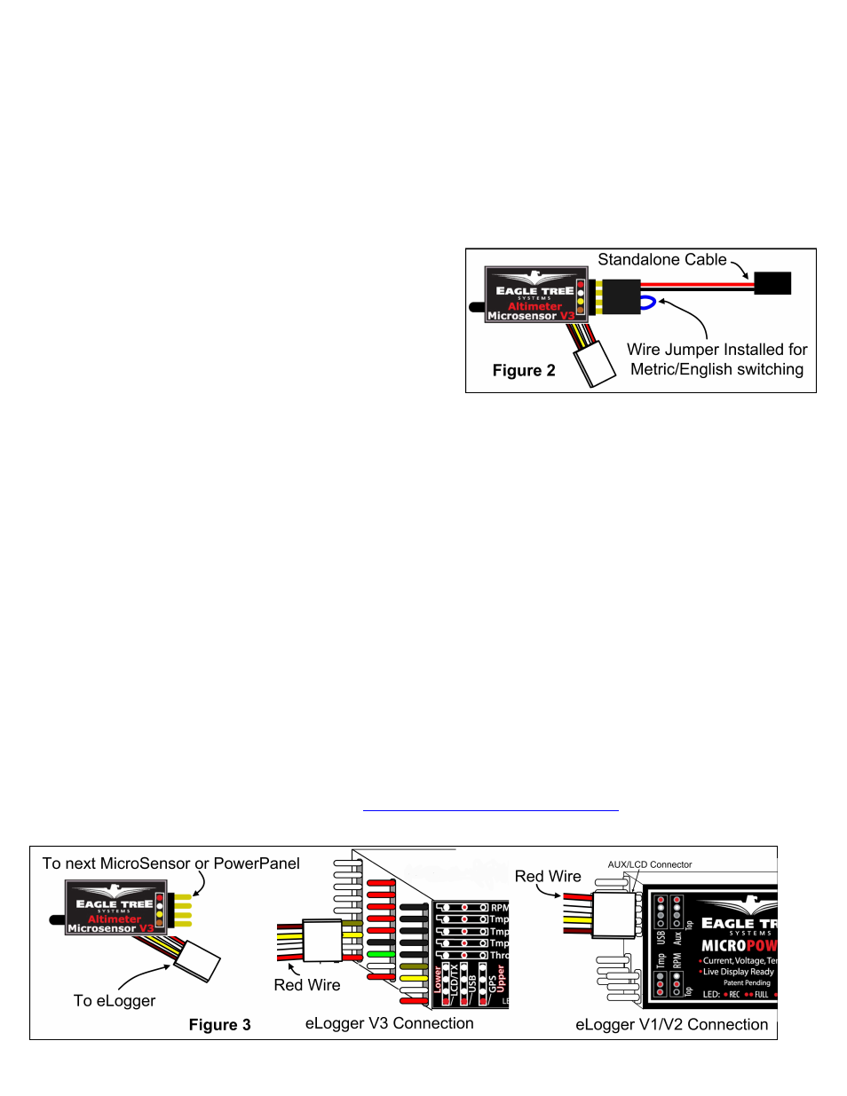 Using the altimeter with your elogger | Eagle Tree Altimeter V3 User Manual | Page 2 / 4