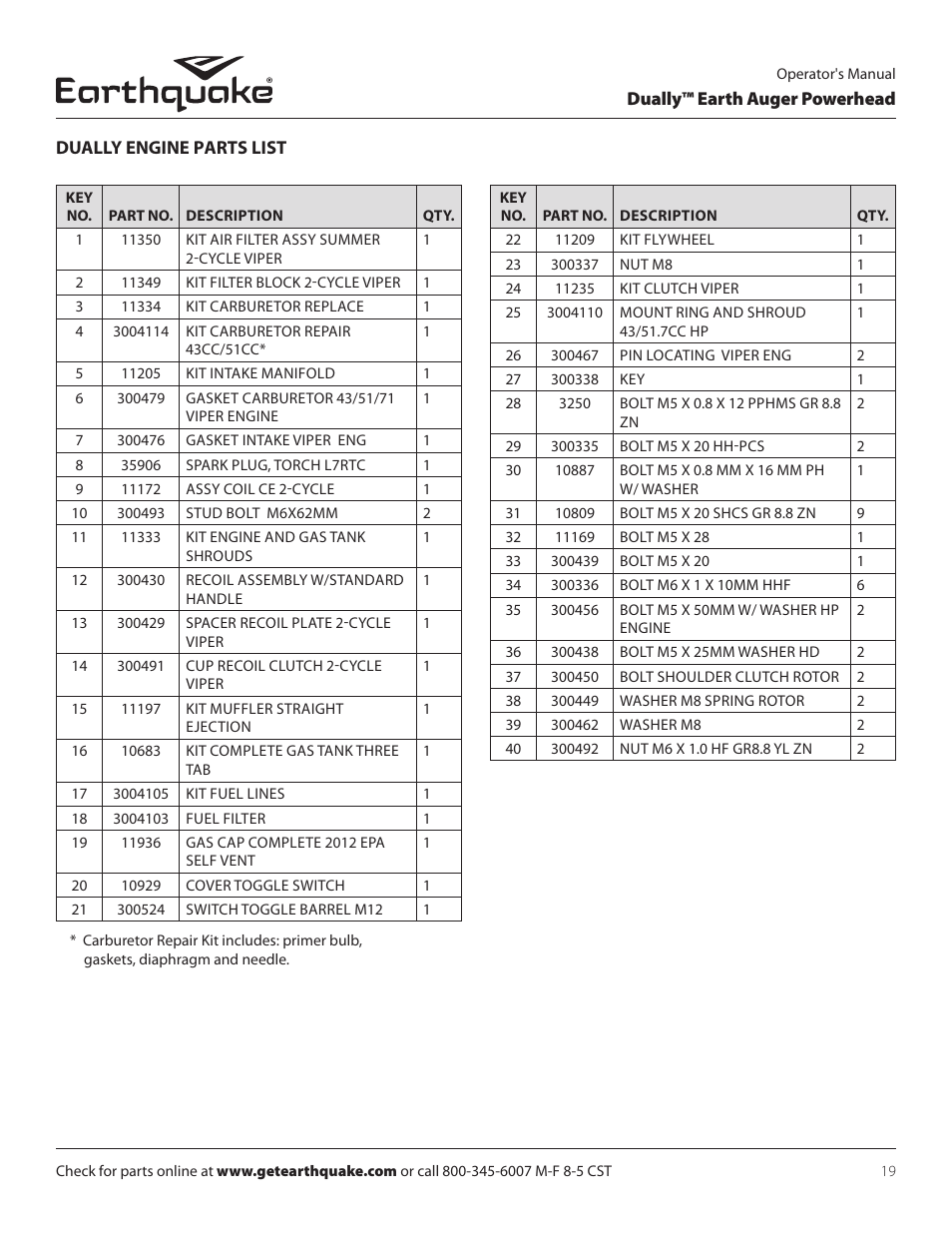 EarthQuake 10310 User Manual | Page 19 / 72