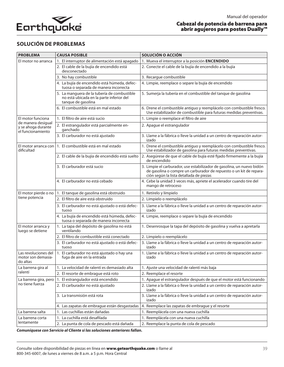 EarthQuake 10310 User Manual | Page 39 / 72