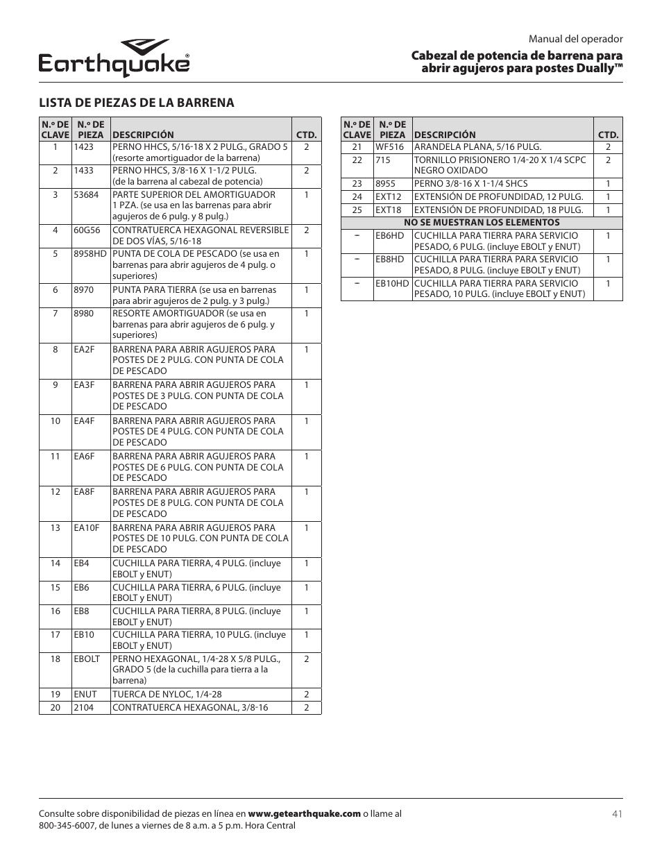 EarthQuake 10310 User Manual | Page 41 / 72