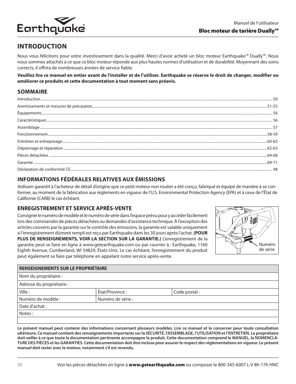 Introduction | EarthQuake 10310 User Manual | Page 50 / 72