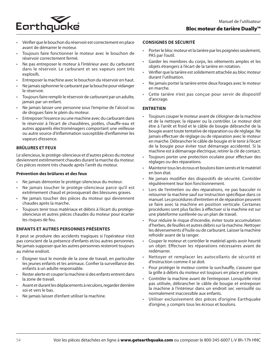 EarthQuake 10310 User Manual | Page 54 / 72
