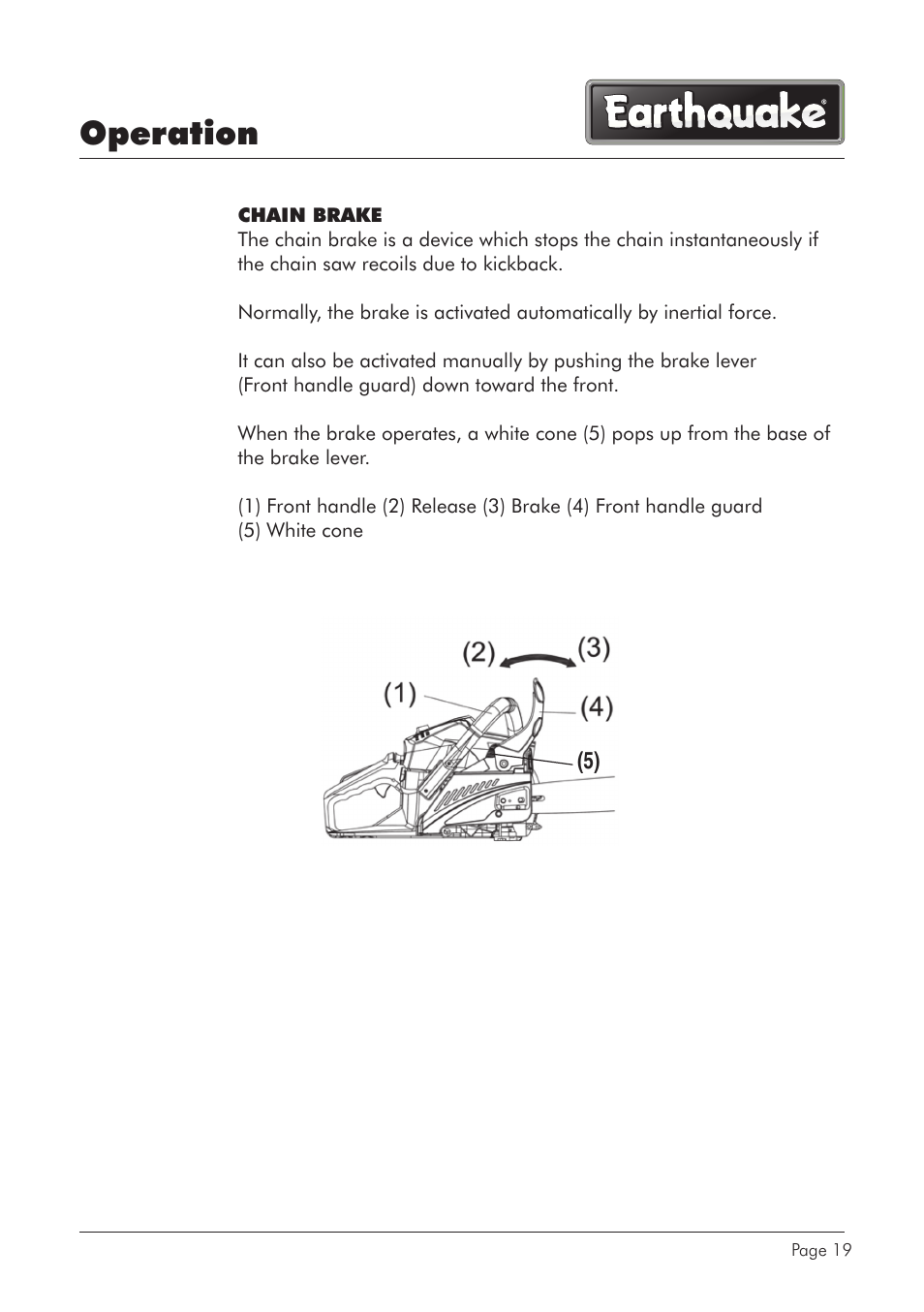 Operation | EarthQuake CS4116 User Manual | Page 19 / 40