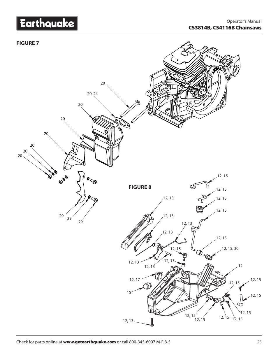 Figure 7, Figure 8 | EarthQuake CS4116B User Manual | Page 25 / 32