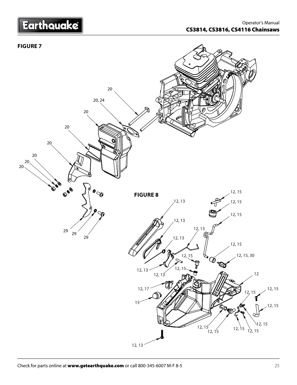 Figure 7, Figure 8 | EarthQuake CS3816 User Manual | Page 25 / 32