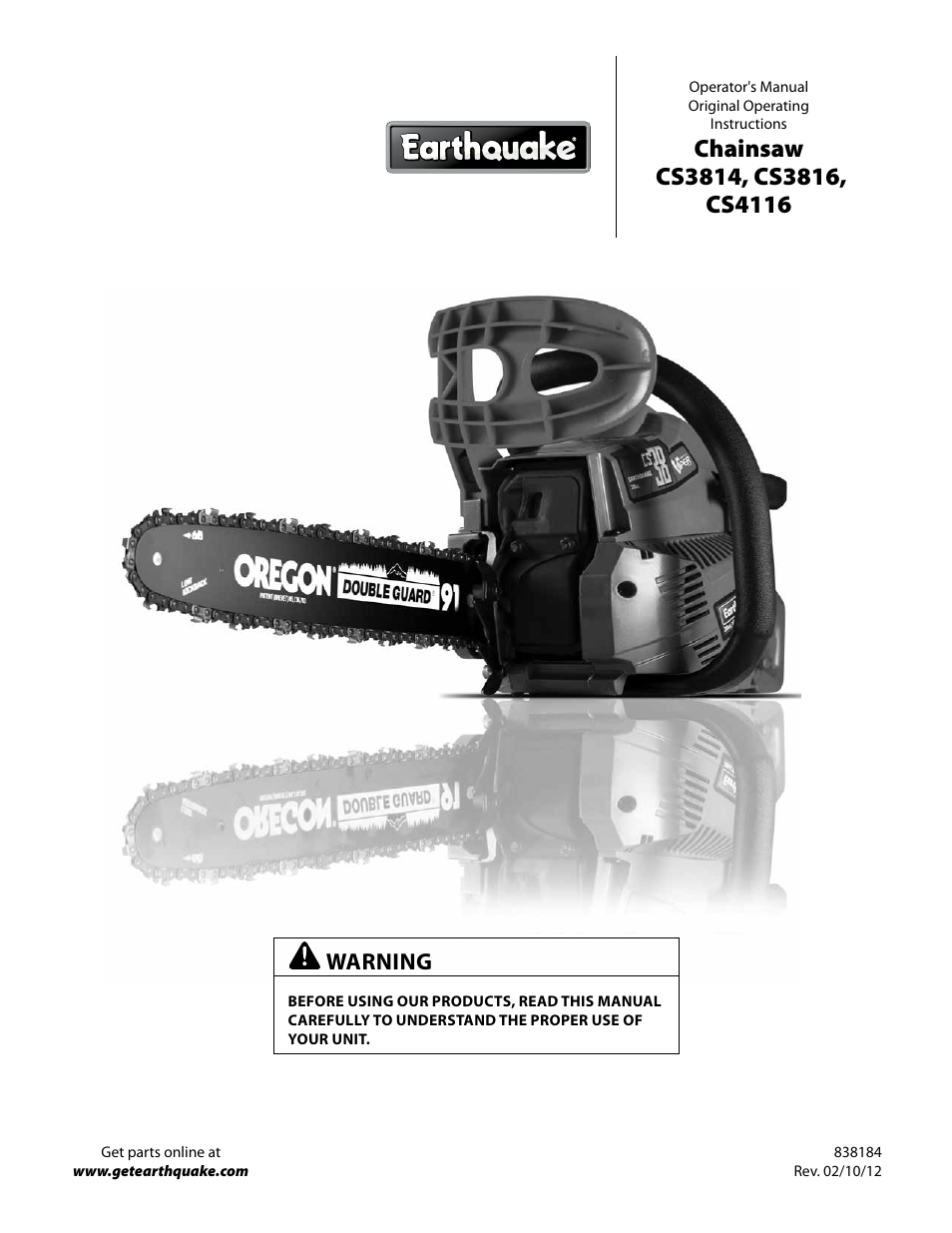 EarthQuake CS4116 User Manual | 32 pages