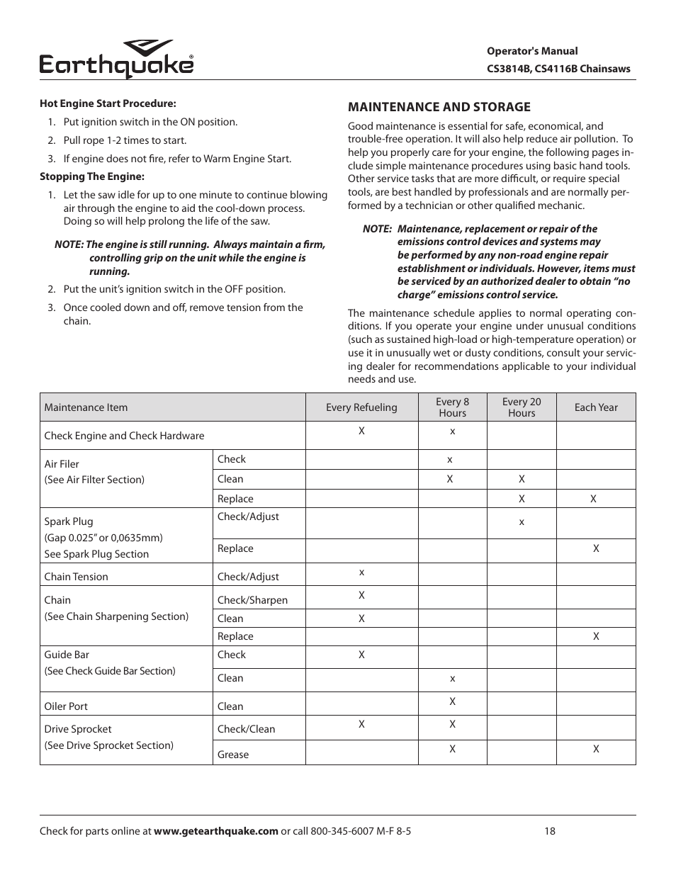 EarthQuake CS4116B User Manual | Page 18 / 32