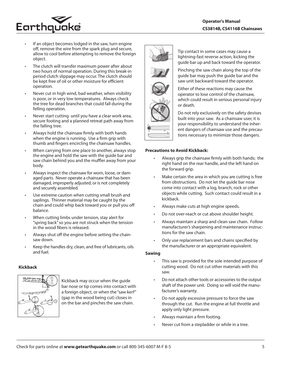 EarthQuake CS4116B User Manual | Page 5 / 32