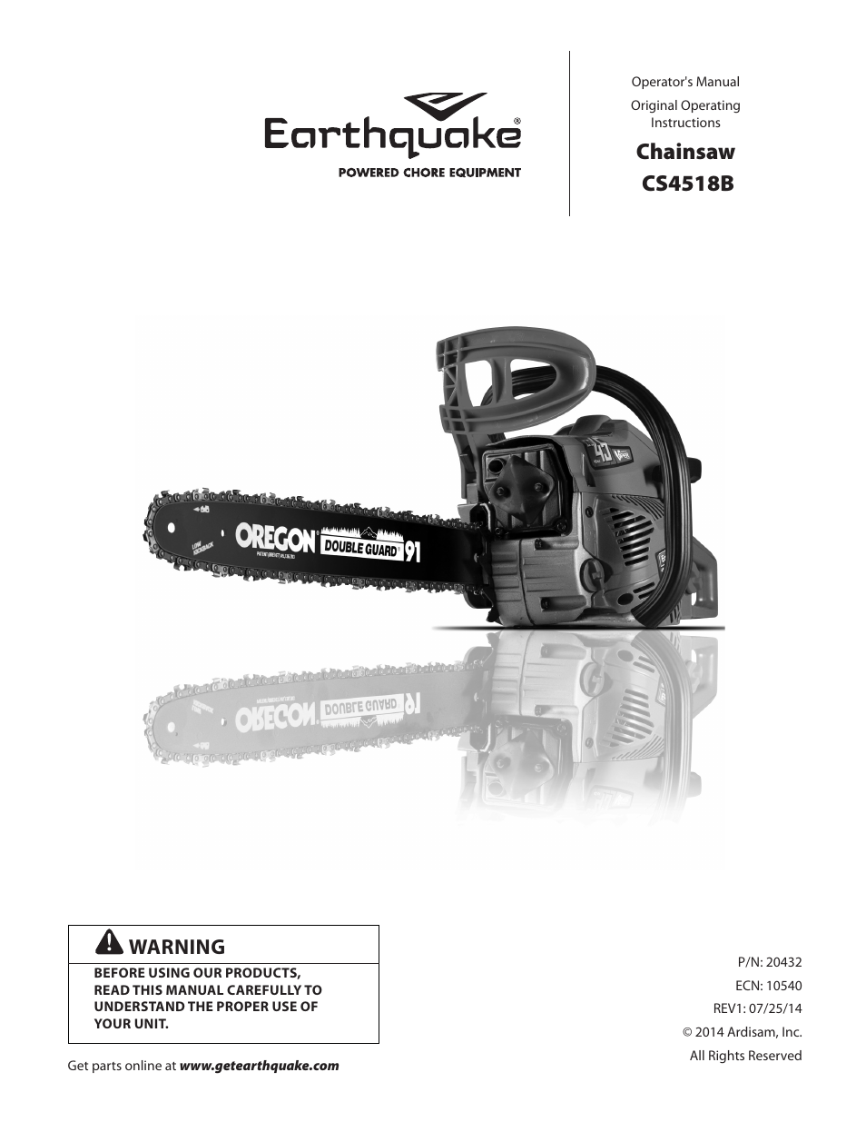 EarthQuake CS4518B User Manual | 32 pages