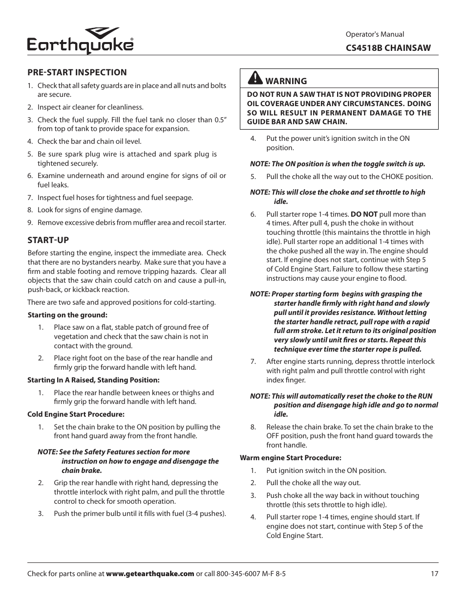 EarthQuake CS4518B User Manual | Page 17 / 32
