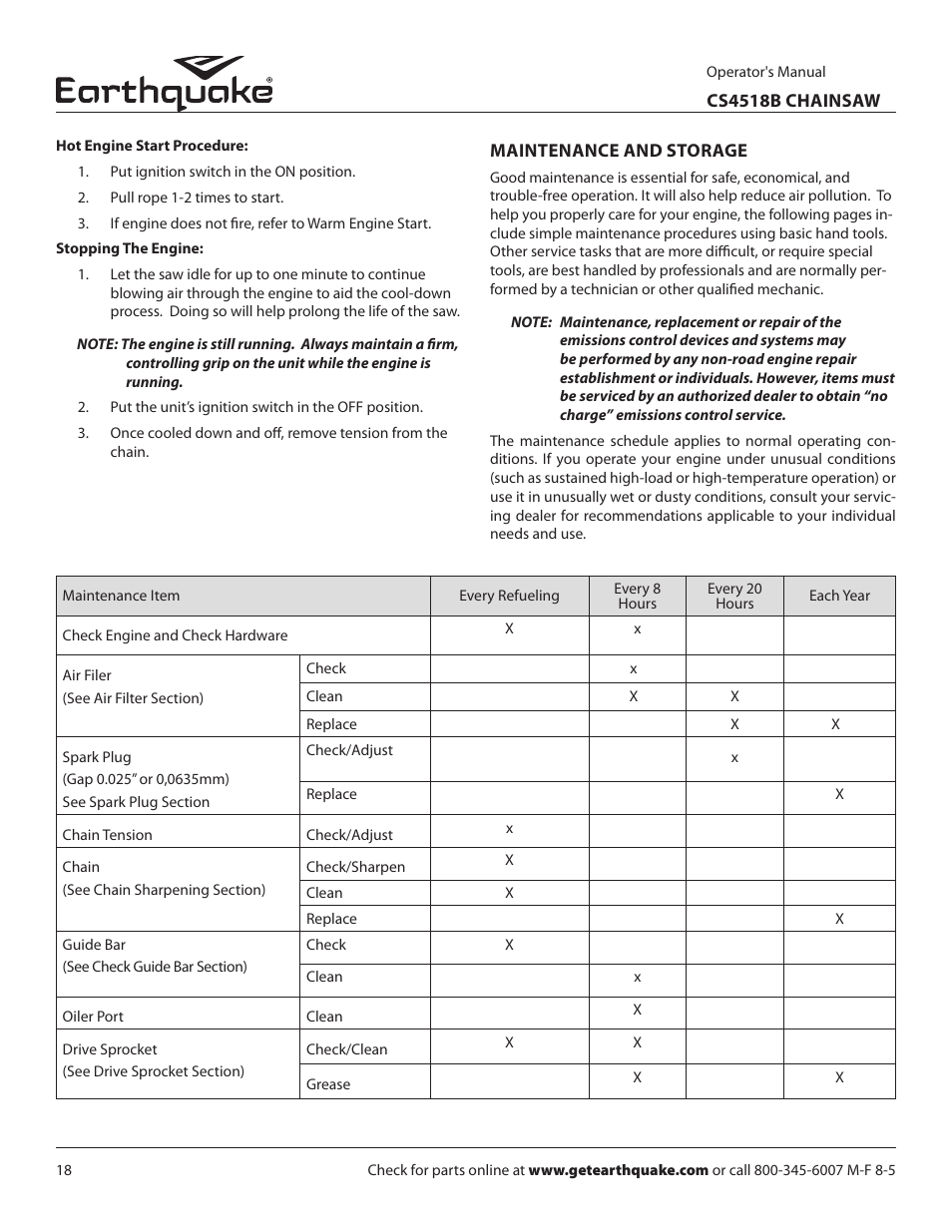 EarthQuake CS4518B User Manual | Page 18 / 32