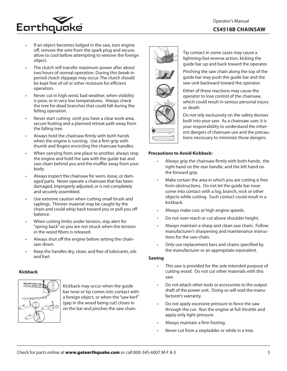EarthQuake CS4518B User Manual | Page 5 / 32