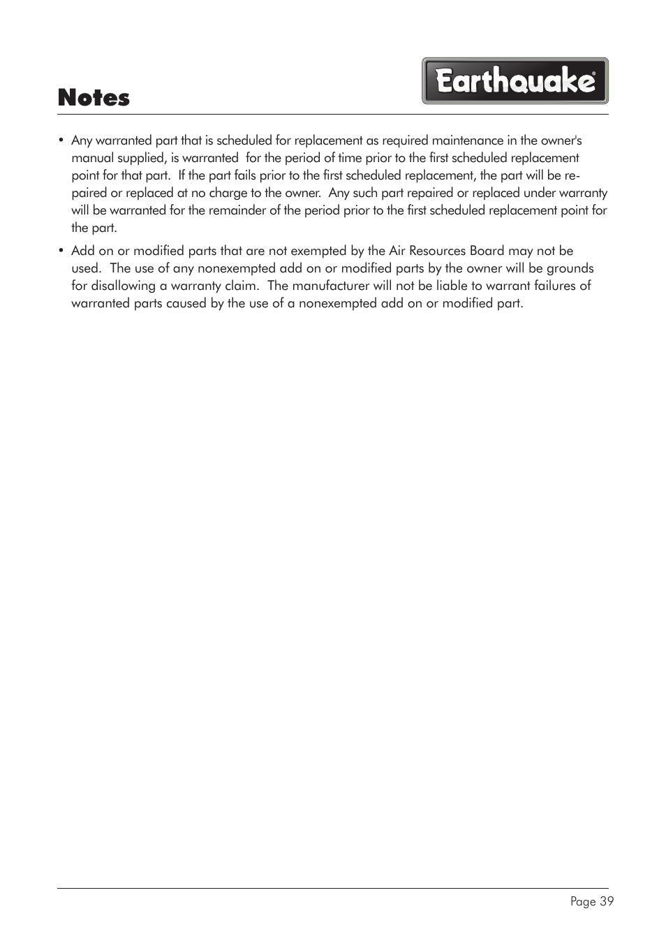 EarthQuake CS4518 User Manual | Page 39 / 40