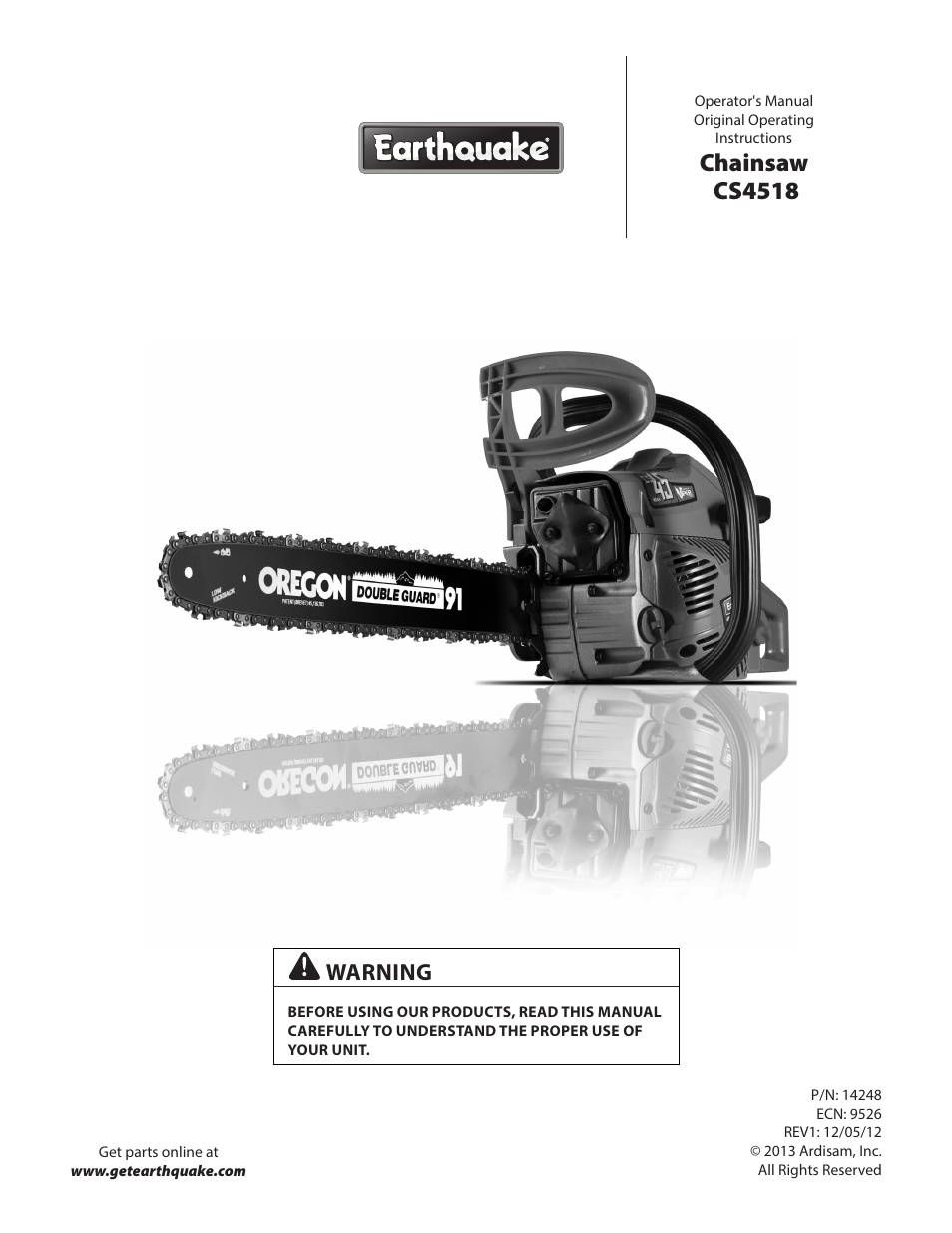 EarthQuake CS4518 User Manual | 32 pages