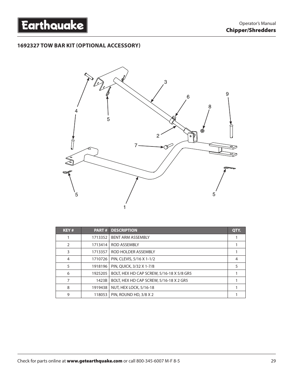 EarthQuake 14267 User Manual | Page 29 / 40