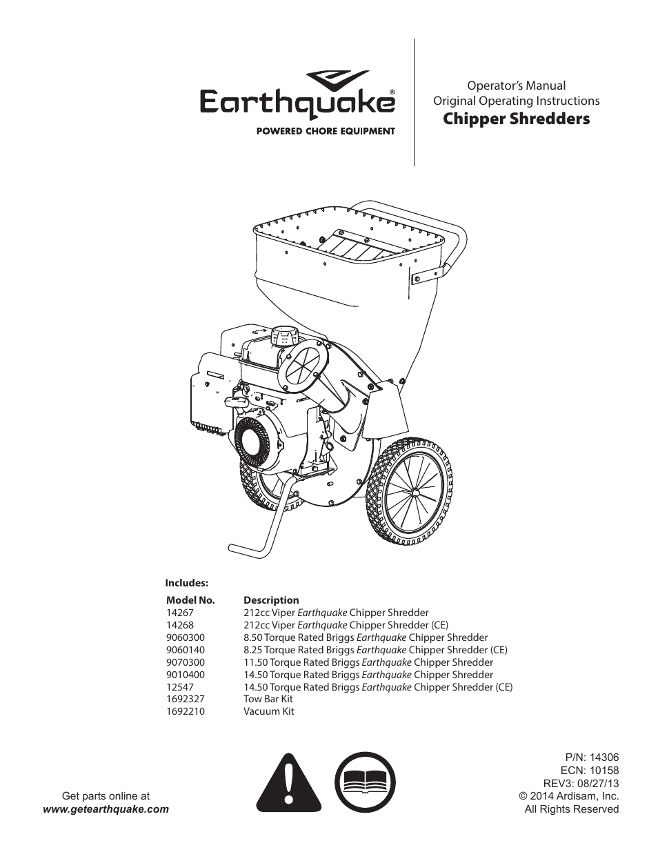 EarthQuake 9070300 User Manual | 40 pages