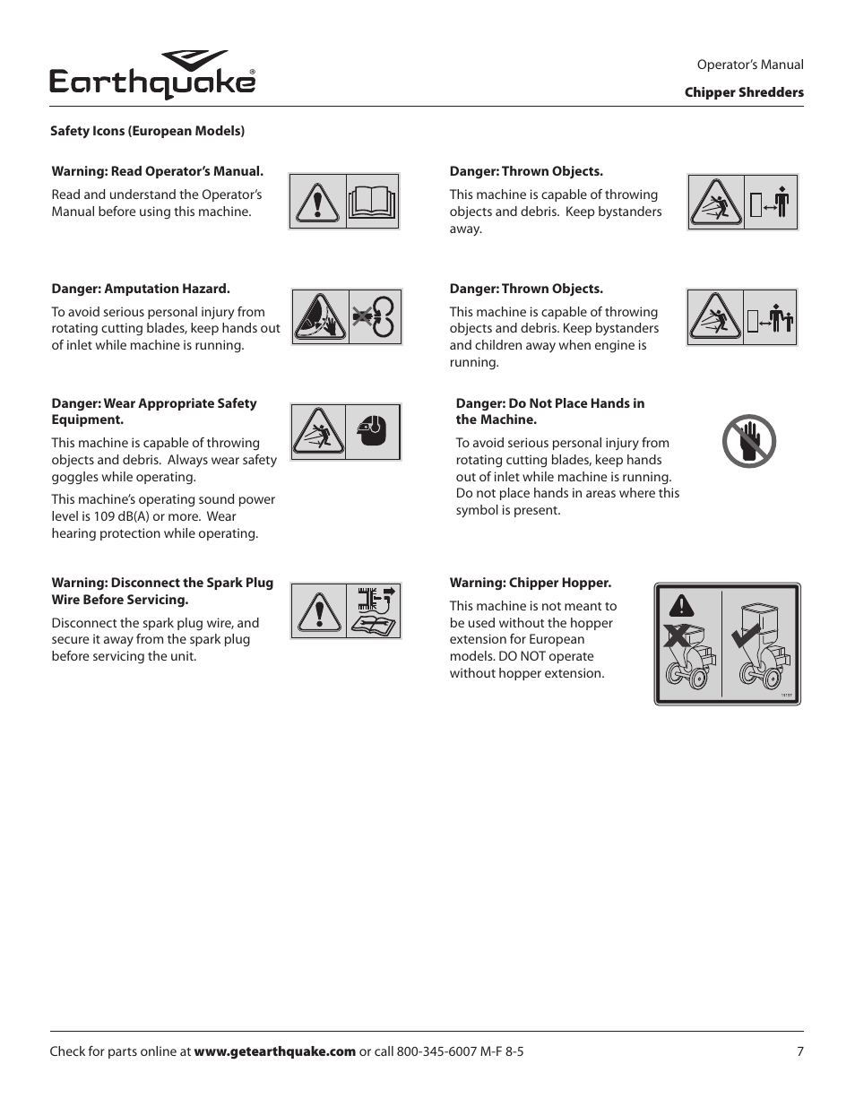 EarthQuake 9060300 User Manual | Page 7 / 40