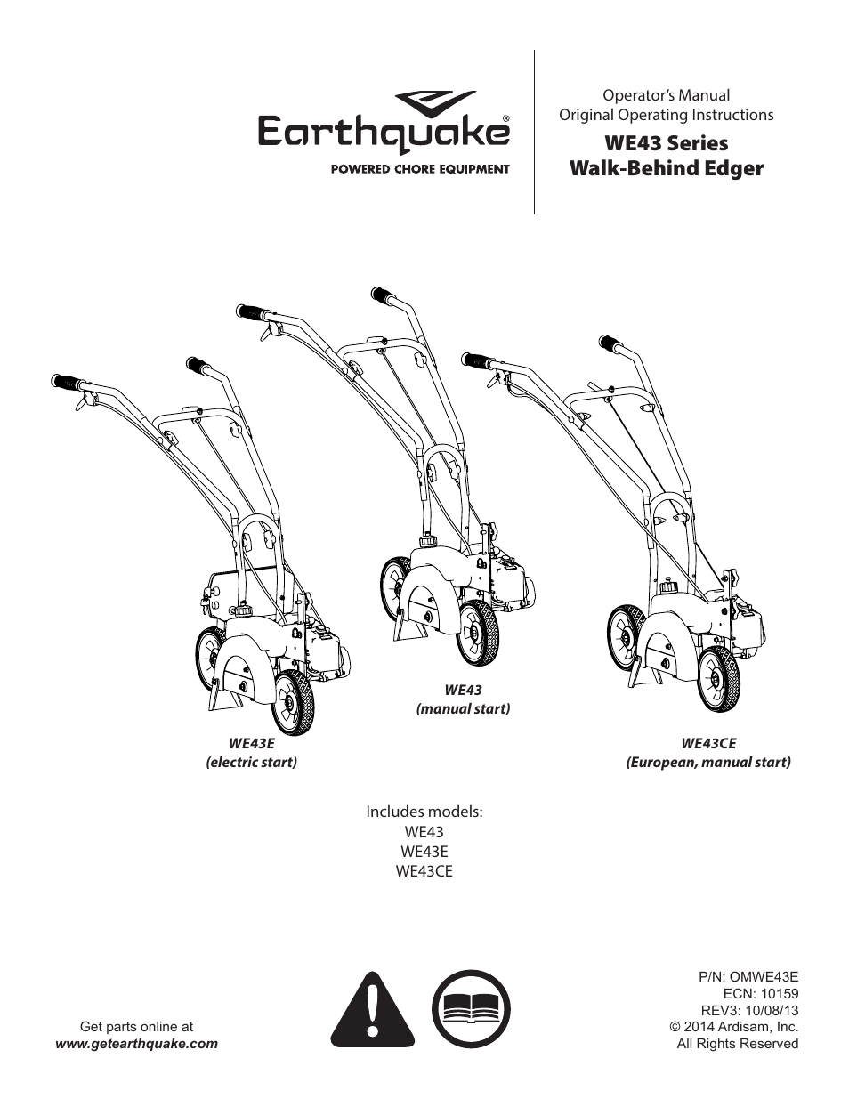 EarthQuake WE43E User Manual | 28 pages