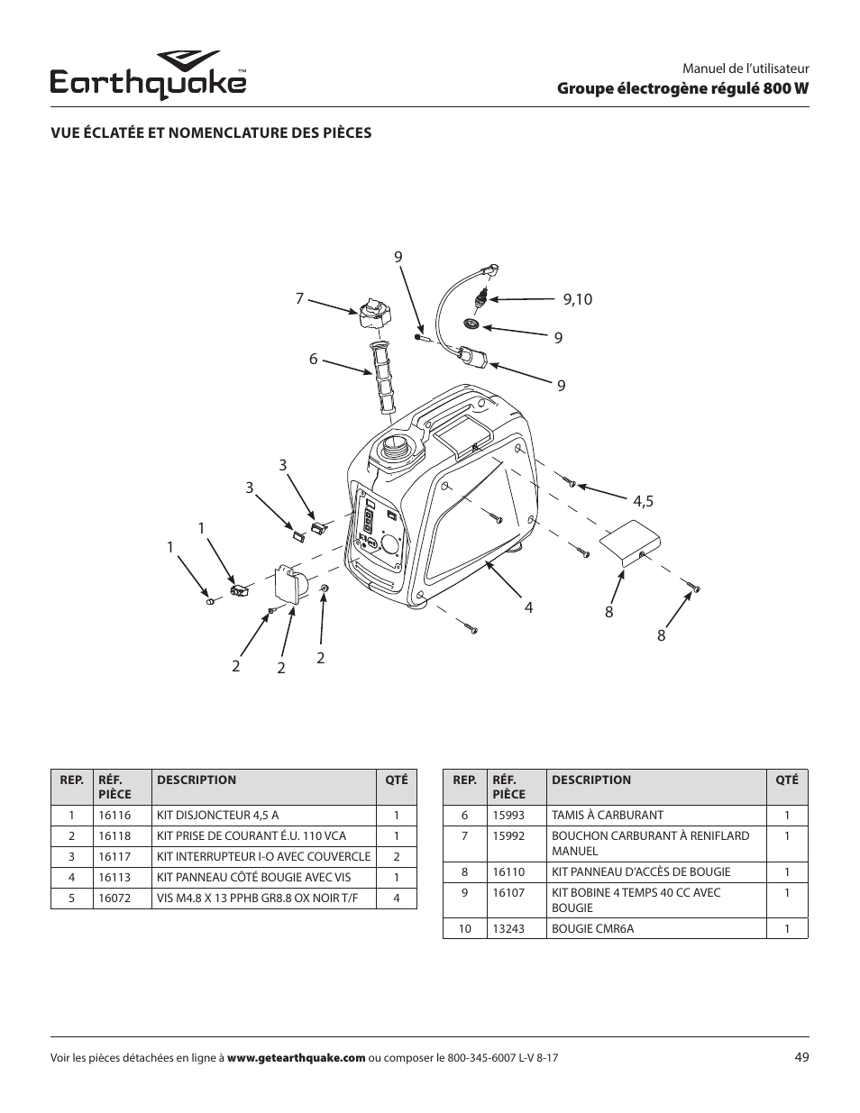 EarthQuake MC43ES User Manual | Page 49 / 84