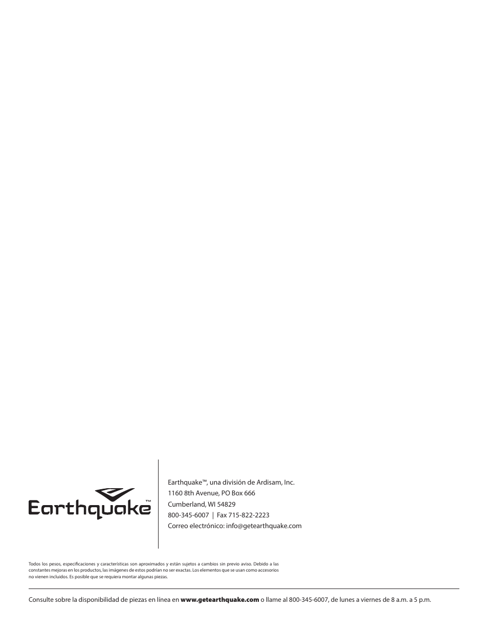 EarthQuake MC43ES User Manual | Page 84 / 84
