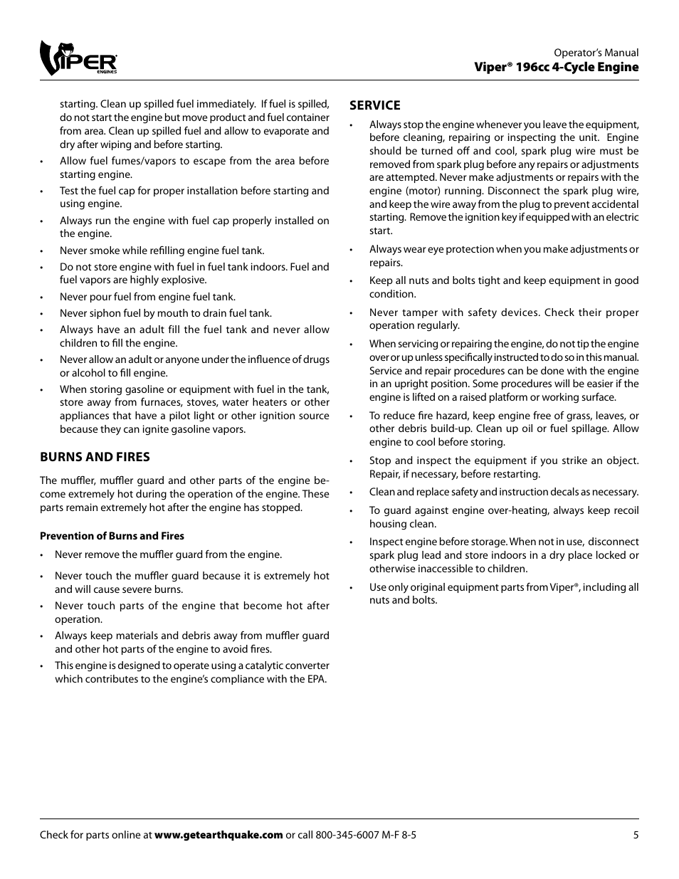 EarthQuake 9060300 User Manual | Page 5 / 24