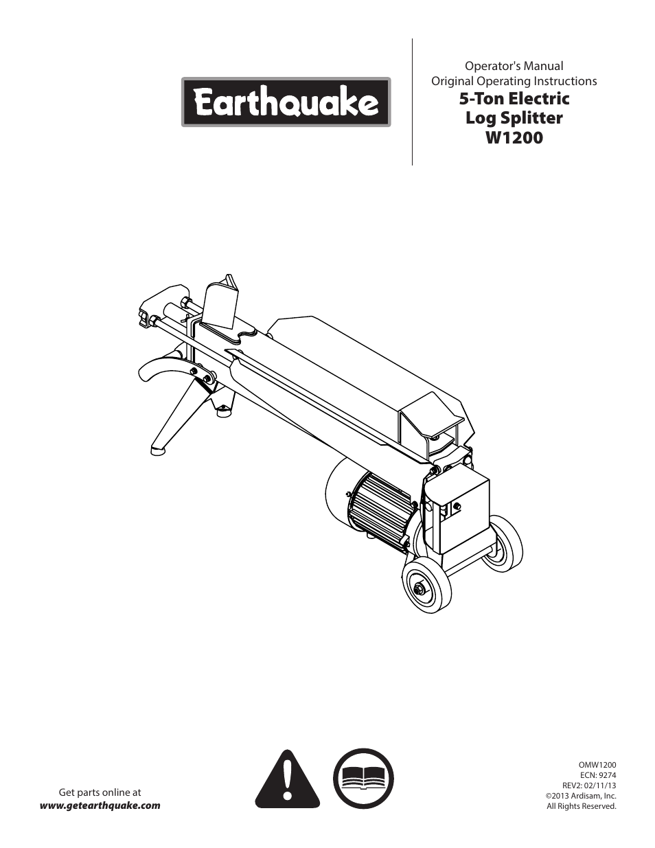 EarthQuake W1200 User Manual | 16 pages
