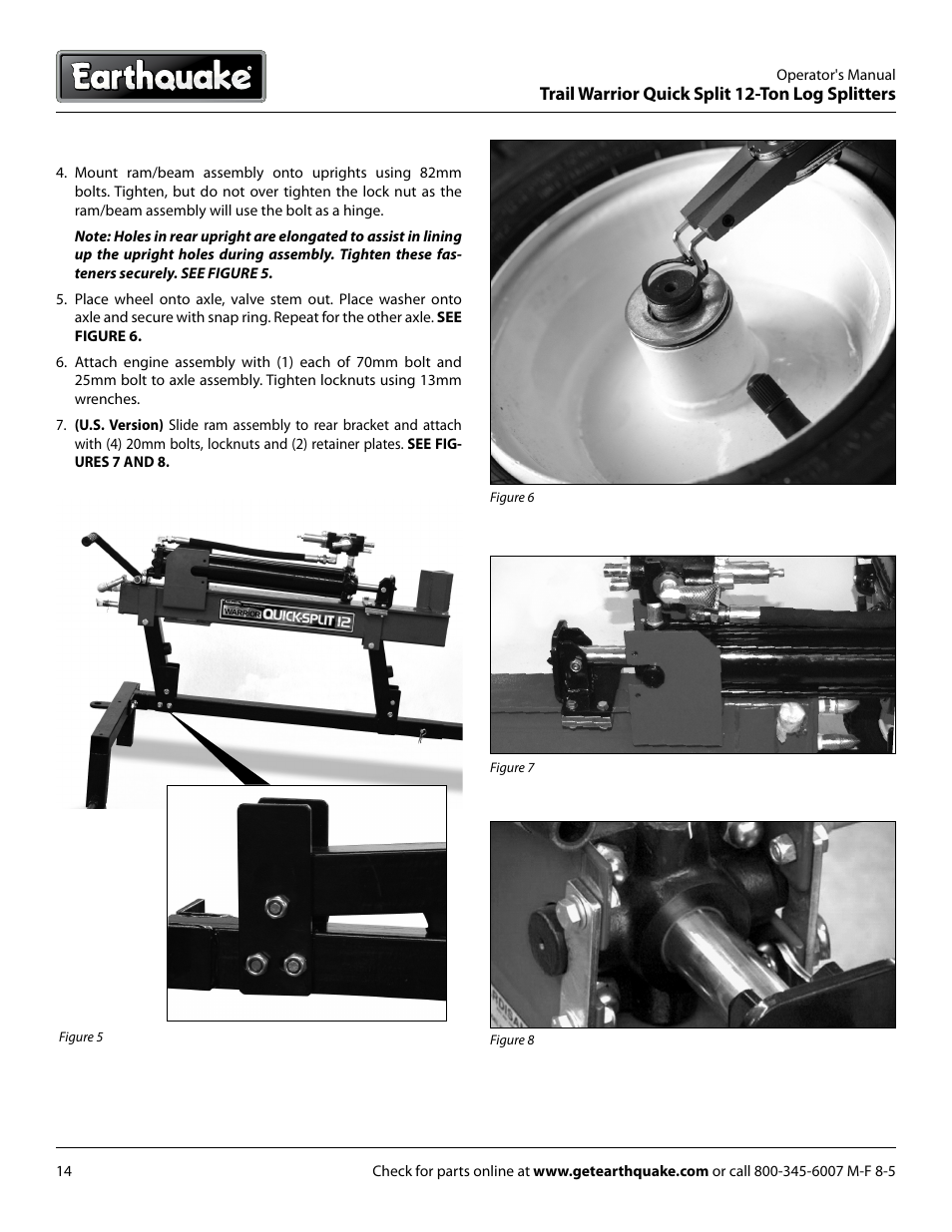 EarthQuake W1265B User Manual | Page 14 / 36