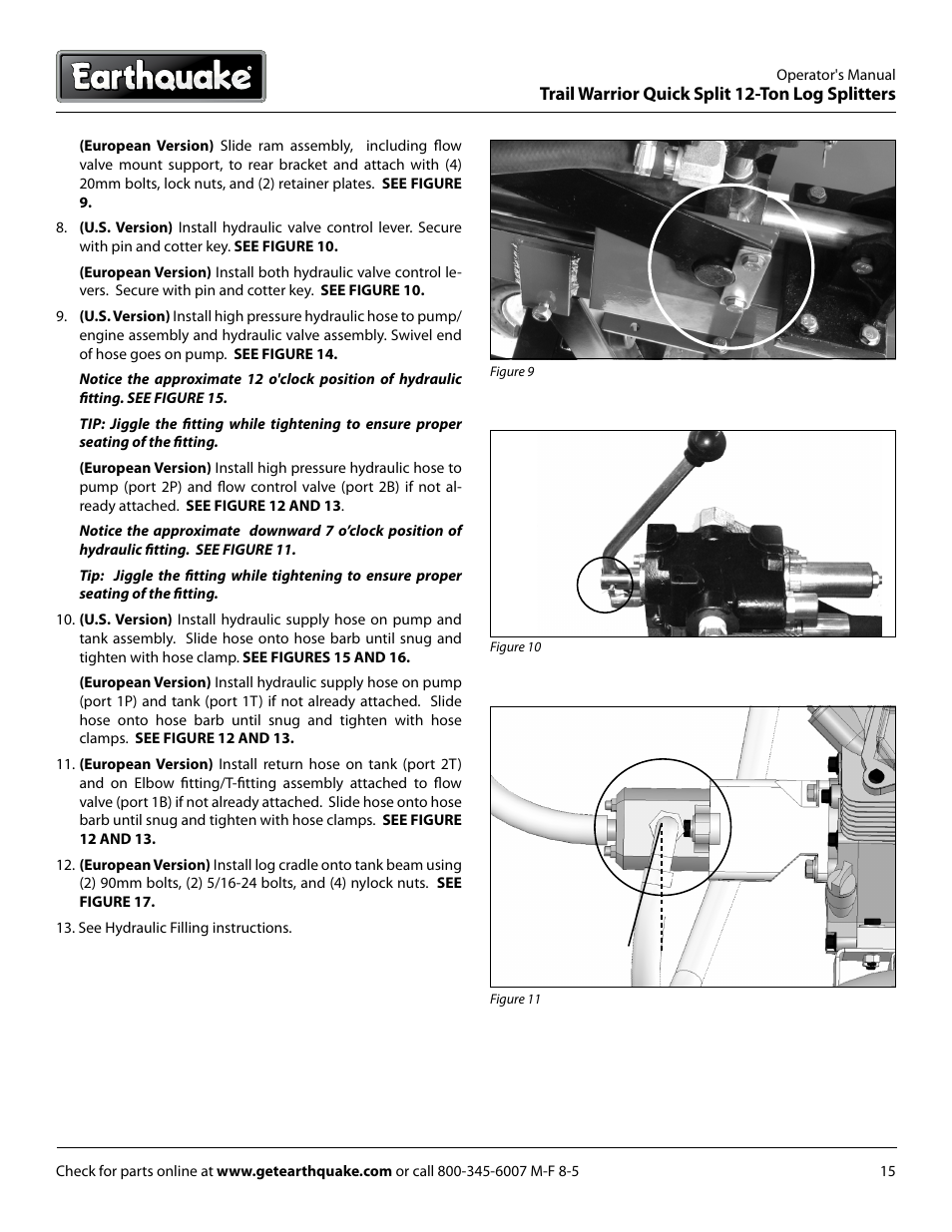 EarthQuake W1265B User Manual | Page 15 / 36