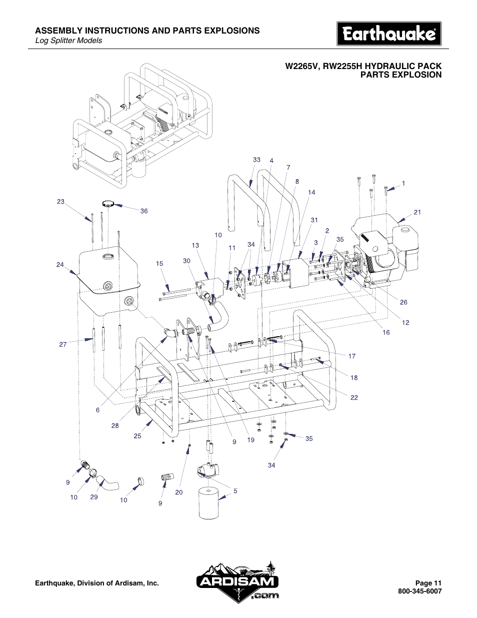 Ardisam | EarthQuake W2265V User Manual | Page 11 / 20