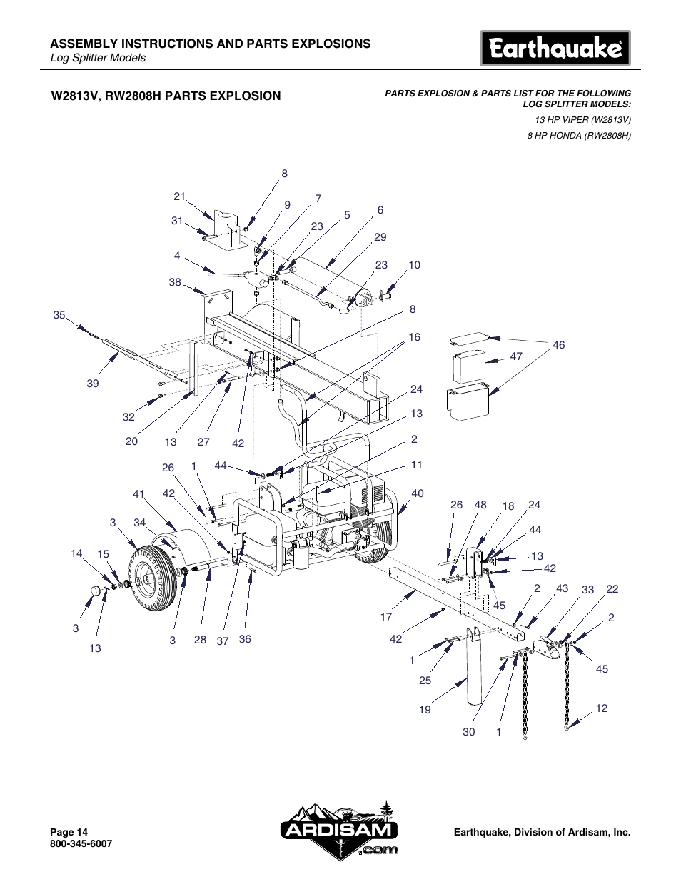 Ardisam | EarthQuake W2265V User Manual | Page 14 / 20