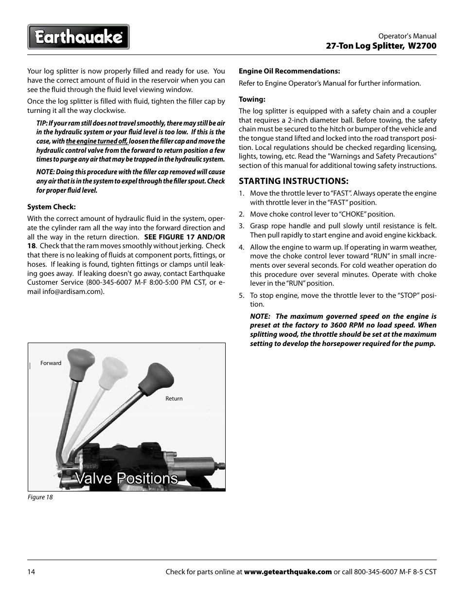 EarthQuake W2700B User Manual | Page 14 / 20