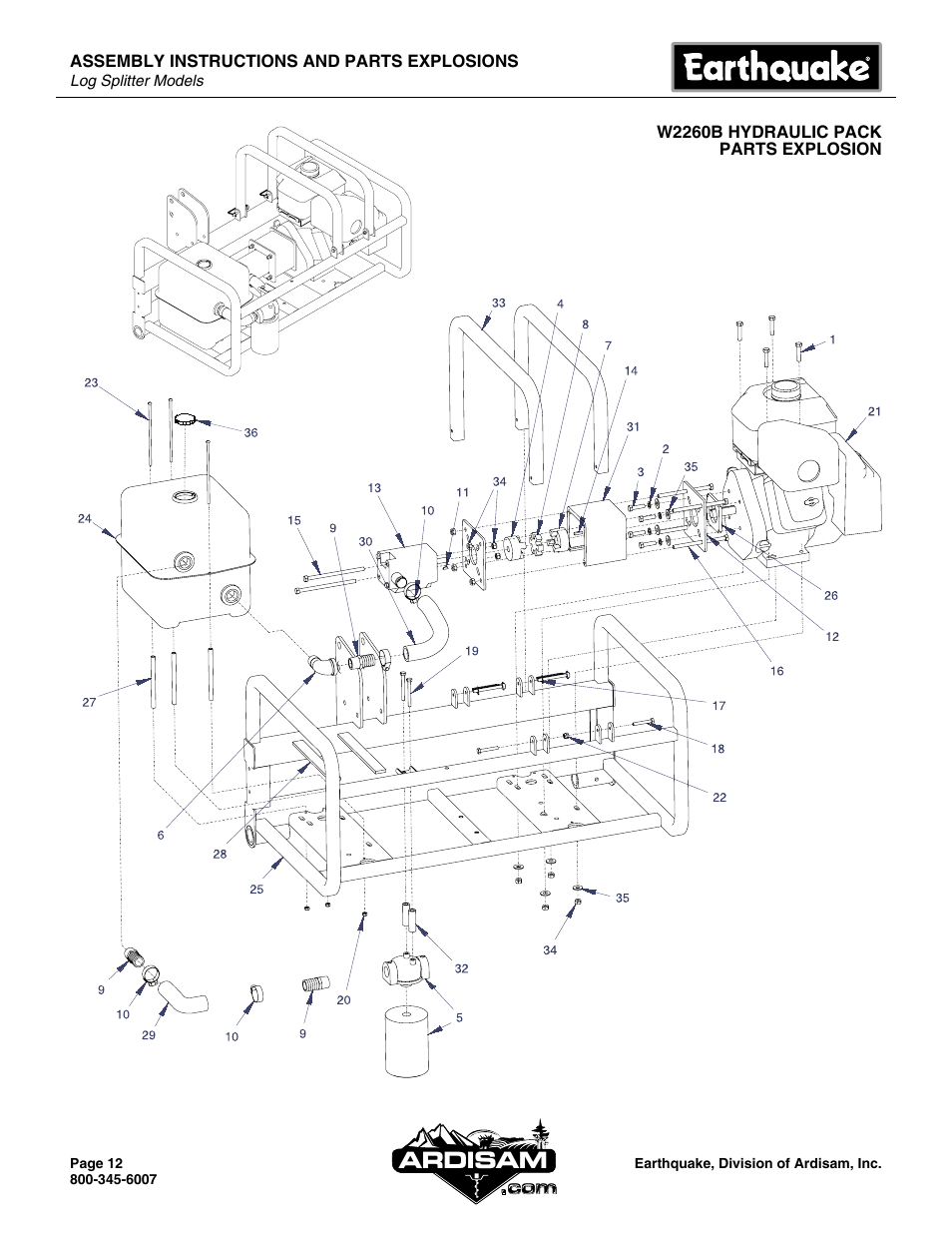 Ardisam | EarthQuake W2813V User Manual | Page 12 / 20