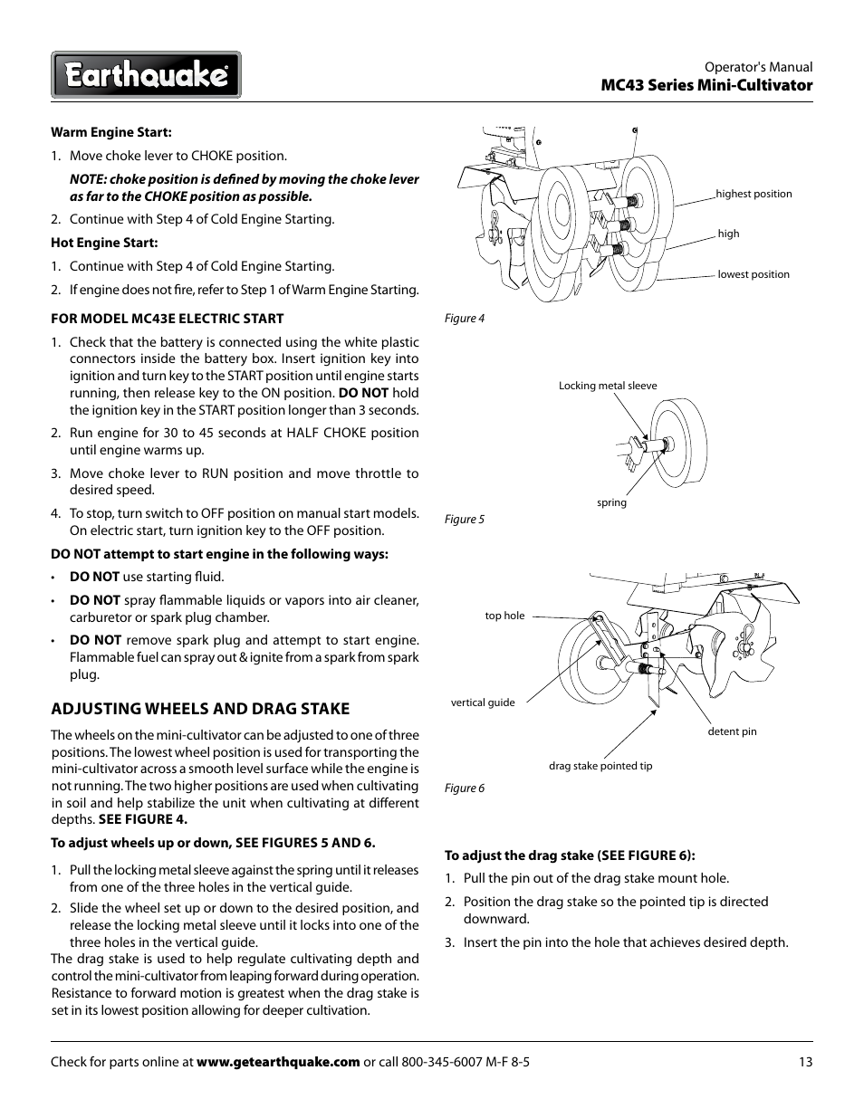 EarthQuake MC43E User Manual | Page 13 / 32