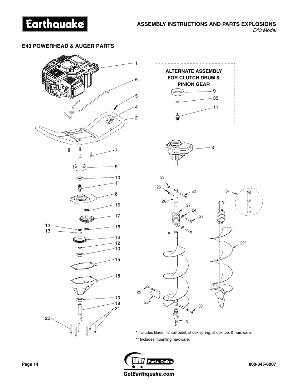 EarthQuake E43 User Manual | Page 14 / 24