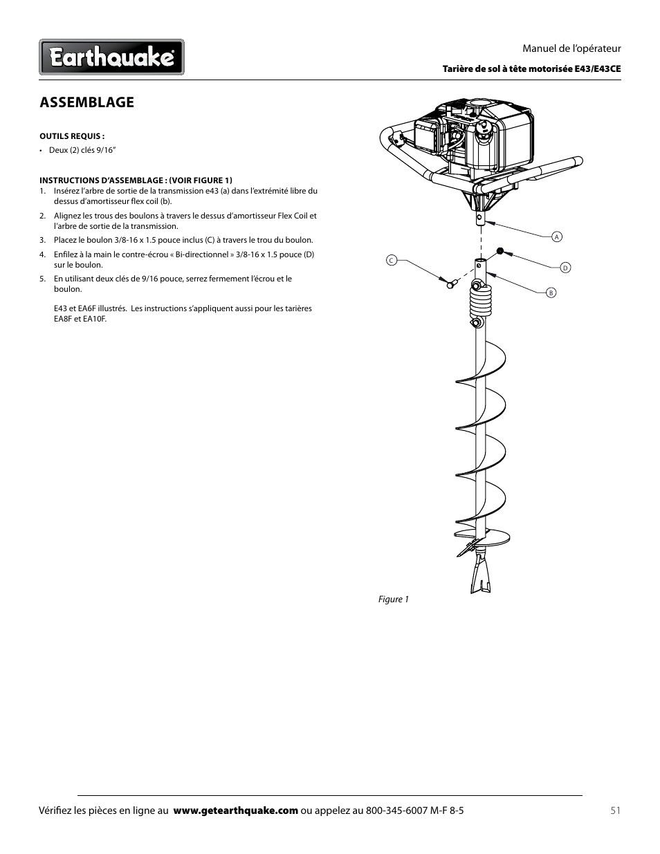 Assemblage | EarthQuake E43 User Manual | Page 51 / 92