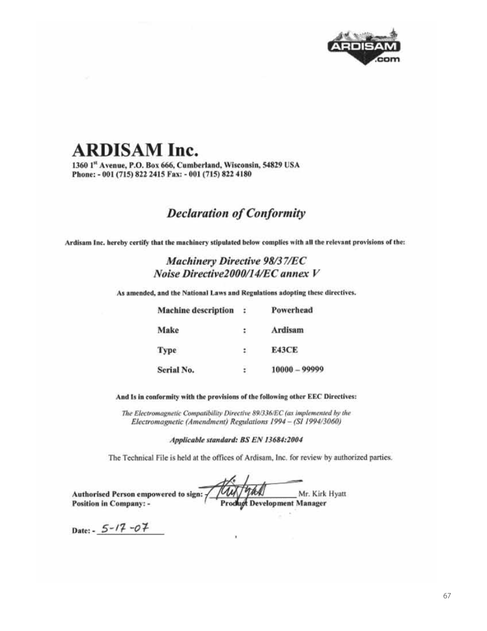 EarthQuake E43 User Manual | Page 67 / 92