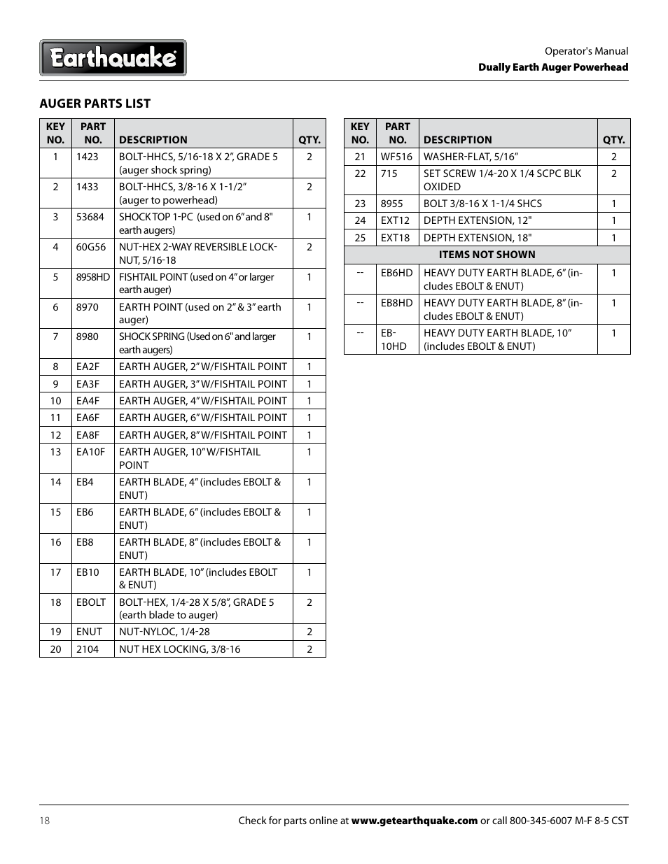 EarthQuake 10310 User Manual | Page 18 / 24