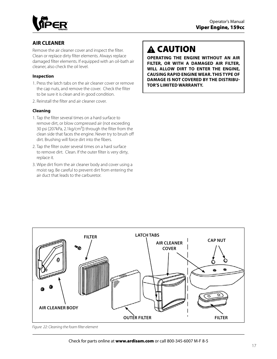 Caution | EarthQuake 60005072 User Manual | Page 17 / 24