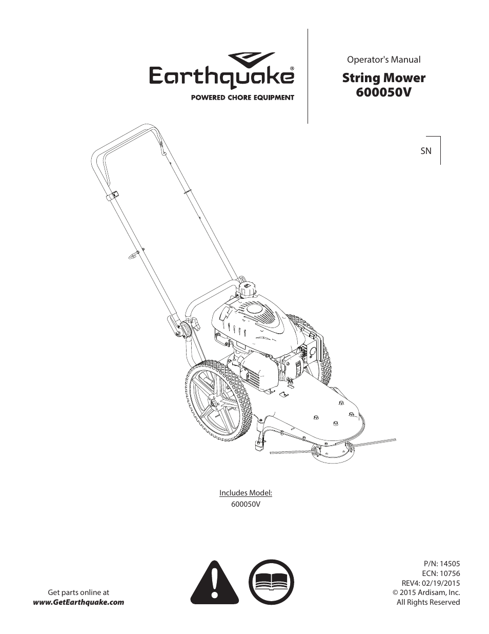 EarthQuake 600050V User Manual | 24 pages