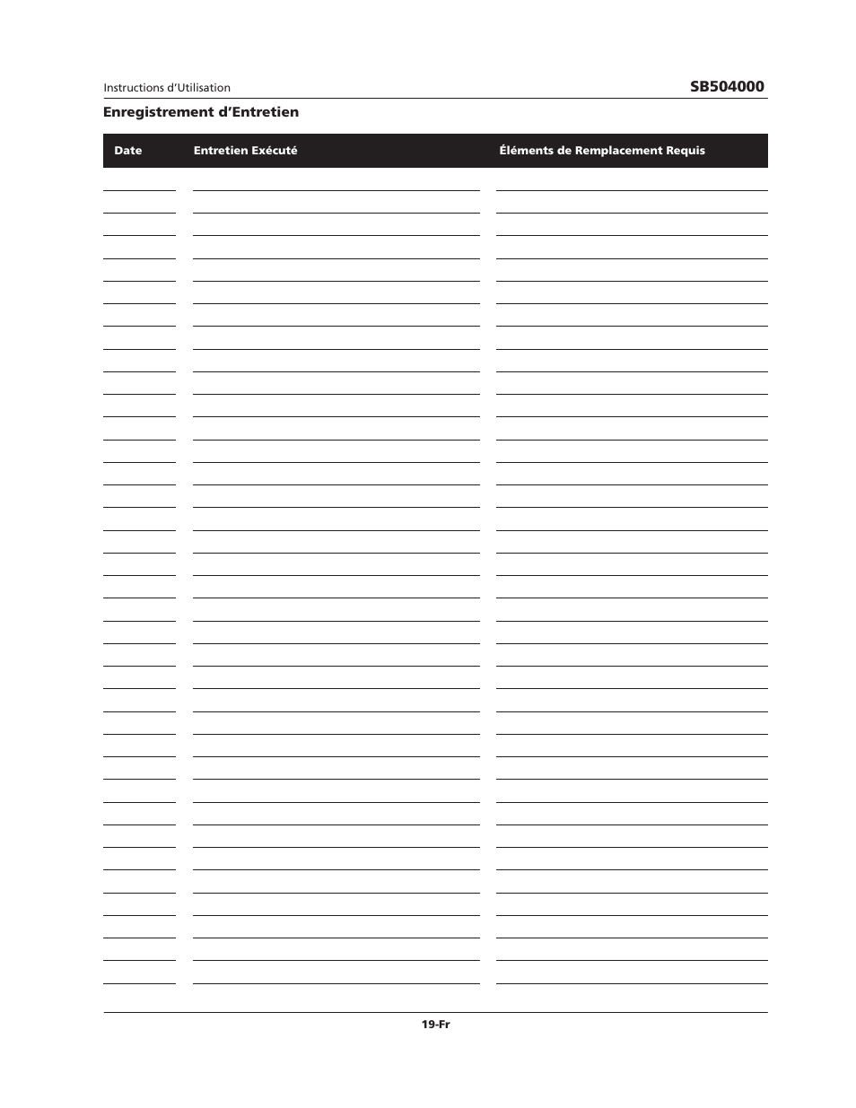 Campbell Hausfeld SB504000 User Manual | Page 19 / 32