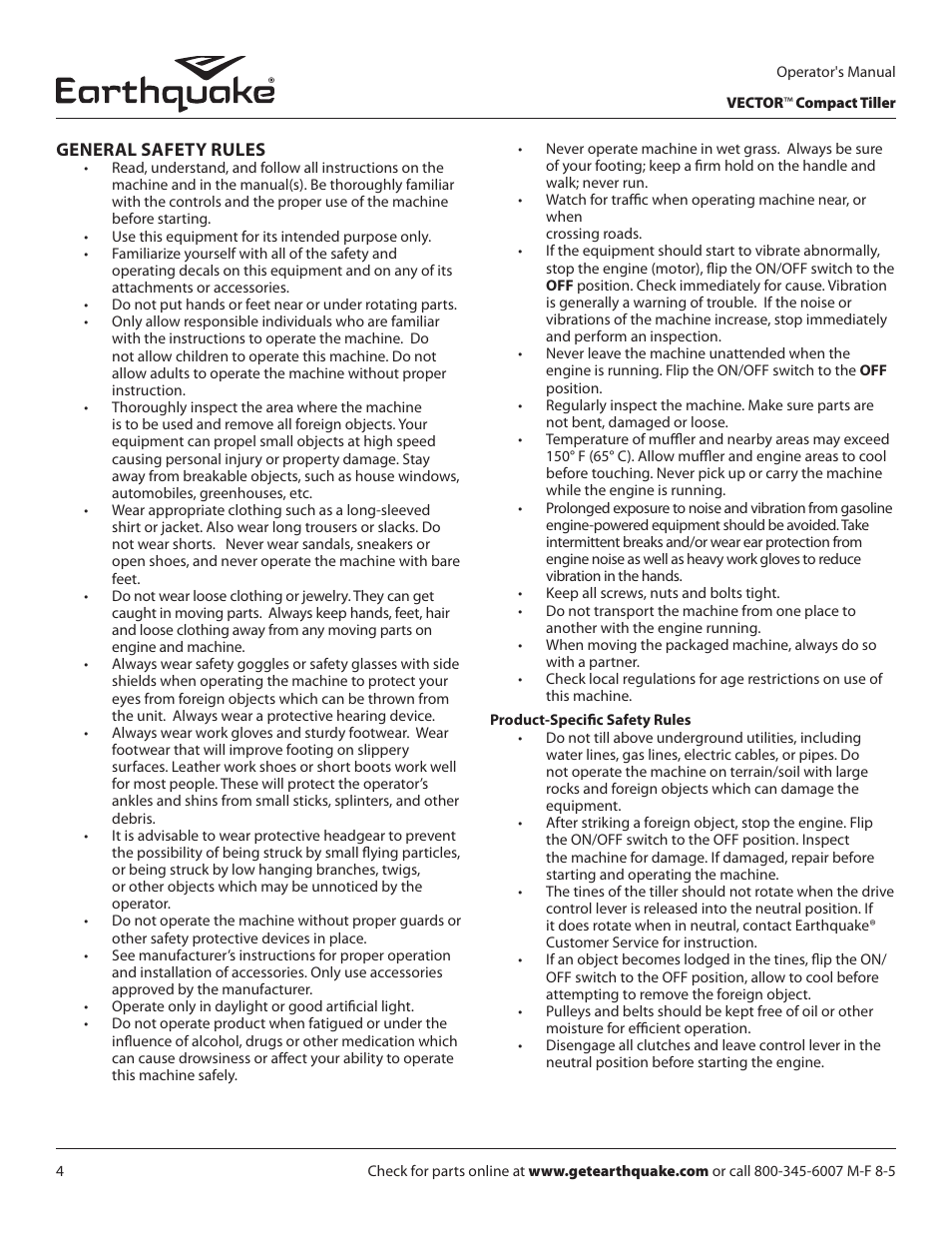 EarthQuake 26750 User Manual | Page 4 / 28