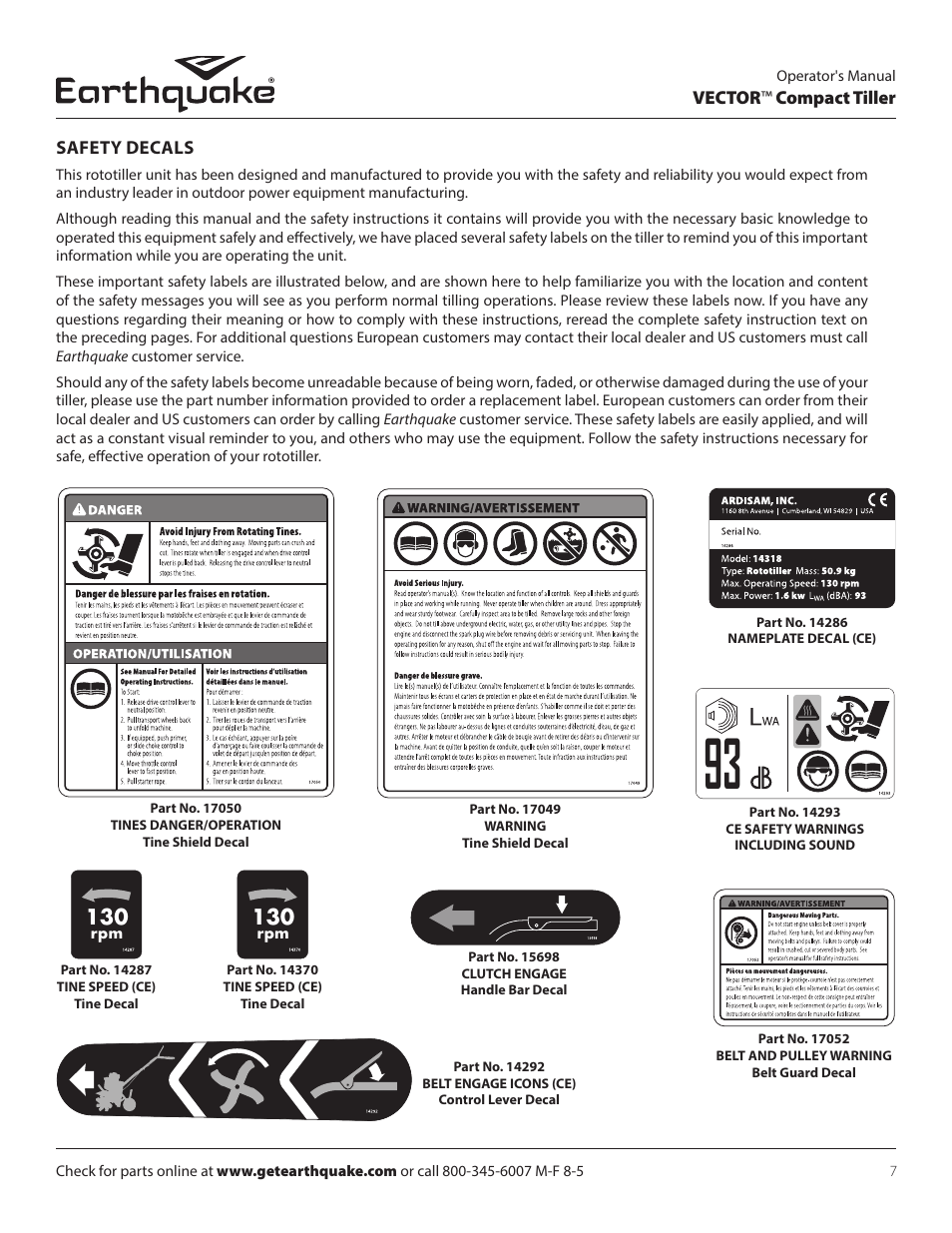 EarthQuake 26750 User Manual | Page 7 / 72