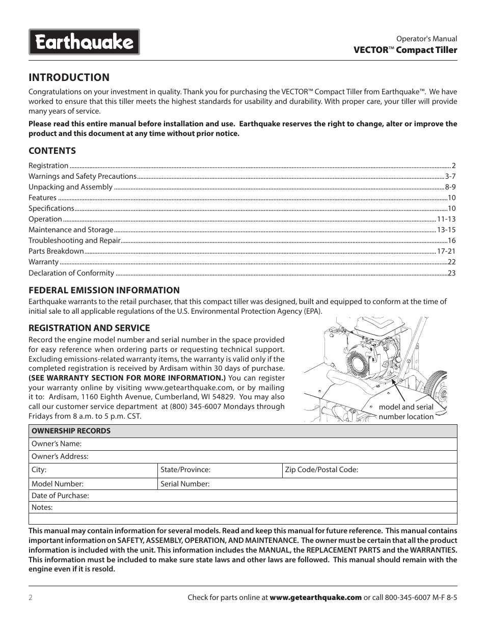 Introduction | EarthQuake 26750 User Manual | Page 2 / 24