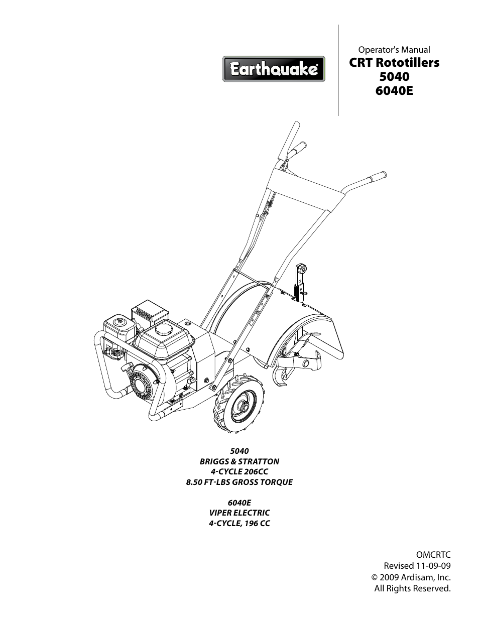 EarthQuake 6040E User Manual | 28 pages