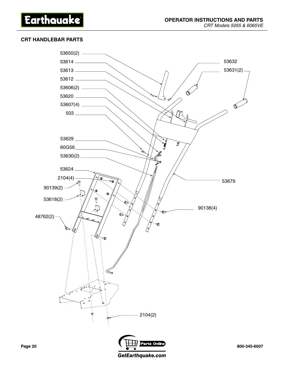 EarthQuake 5055 User Manual | Page 20 / 28